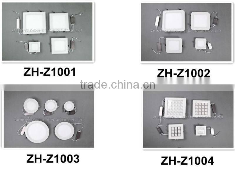 fashion open installation 3w 7w 12w led panel light smd ceiling indoor lamps for home bathroom lamparas