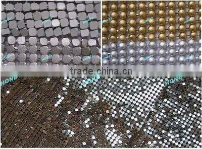 Colourful Metallic Fabric in 4mm Sequin