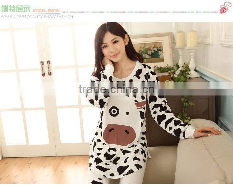 autumn girl han edition long sleeve pajamas