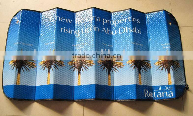 Promotional Sunshades PE Bubble for car front windsheild sunshades