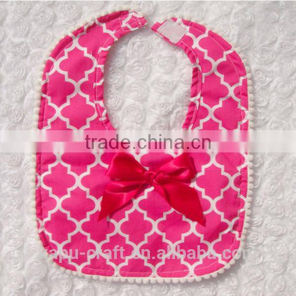 Factory price infant plain cotton baby bibs wholesale