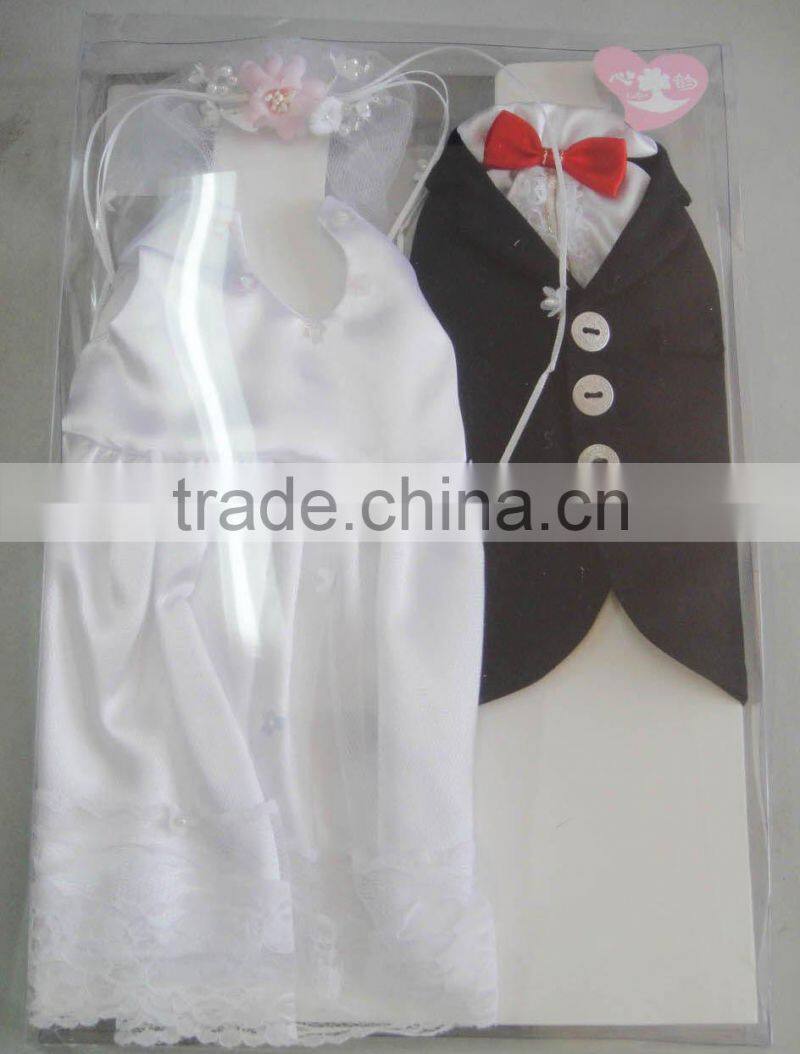 Satin wedding wine bottle cover bag