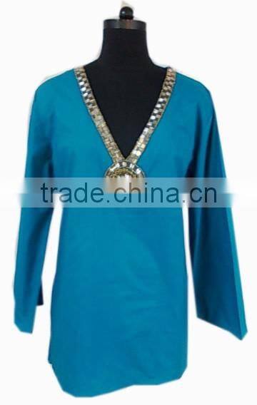 Printed Chiffon Beach Kaftan