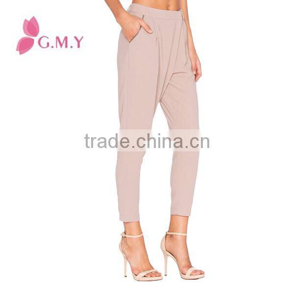 New fashion women pants speacil cutting pants OEM wholesale clothing