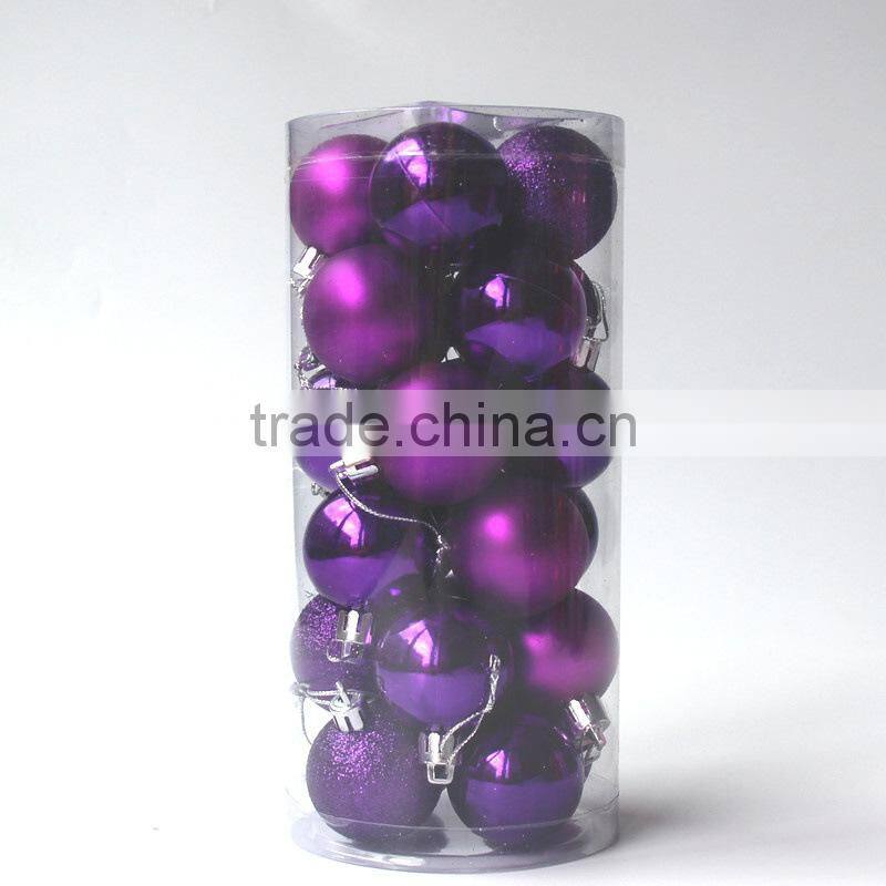 Christmas Decoration Supplies Type Colorful Custom Christmas Ball