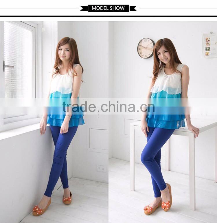 Rainbow Sleeveless Chiffon Maternity Tops Pleated Hide Breastfeeding Opening Nursing Clothes