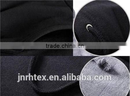 100% cotton men printing crewneck hooded sweatshirt