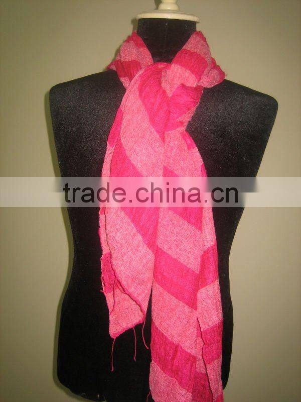 Raw Silk Scarf