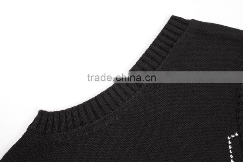 Sleeveless Argyle Top Brand Sweaters Vest For Men