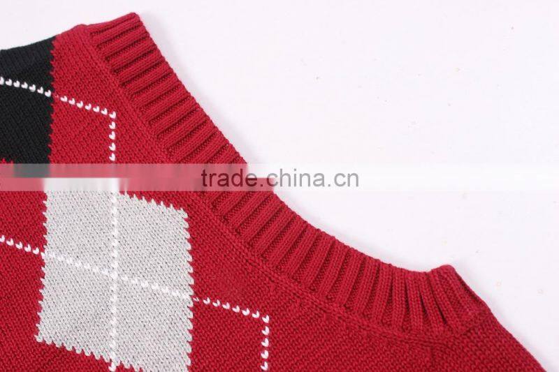 Red And Black Sweater Korean Style