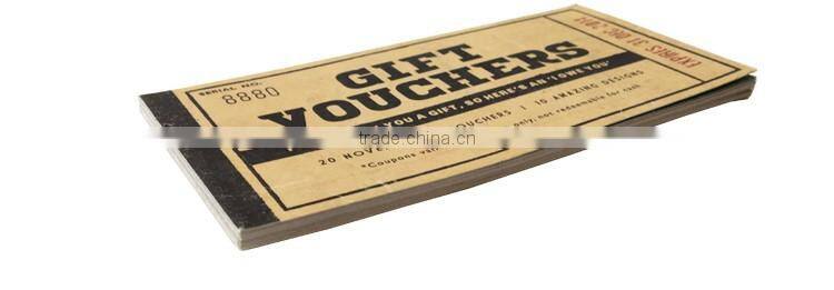 Kraft cover notepad customizable small memopad case bound notebook