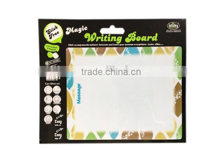 PET magic writing board reuse and cleanable office message board stick free planner board children drawing board