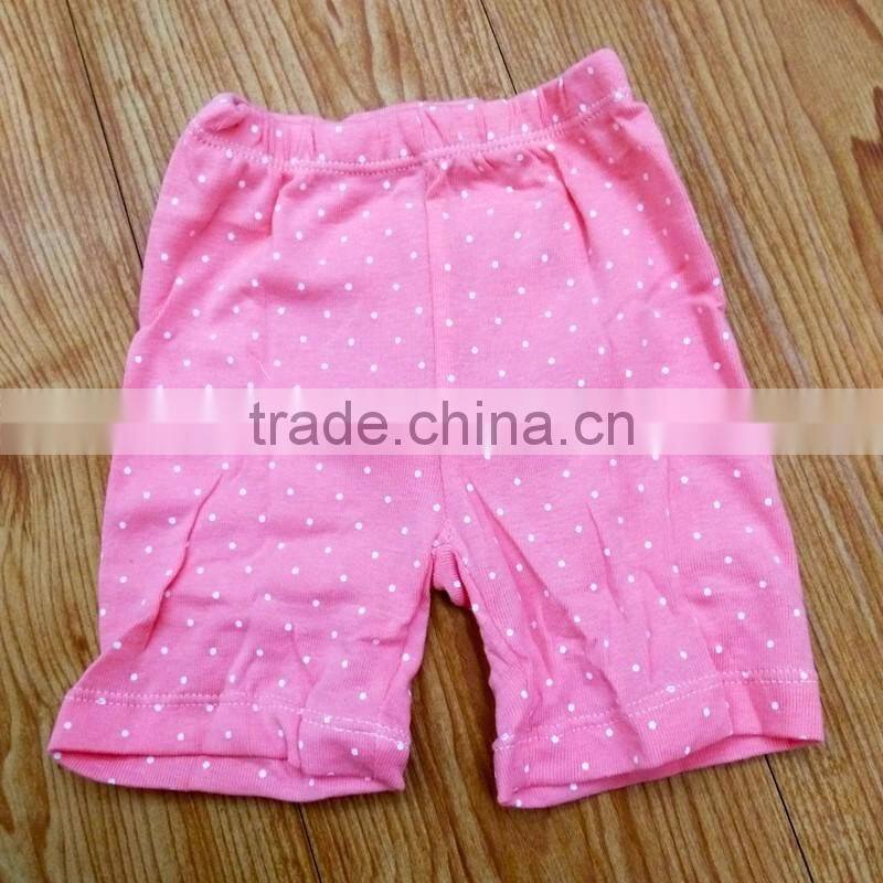 Summer hot seller daily baby short trousers set