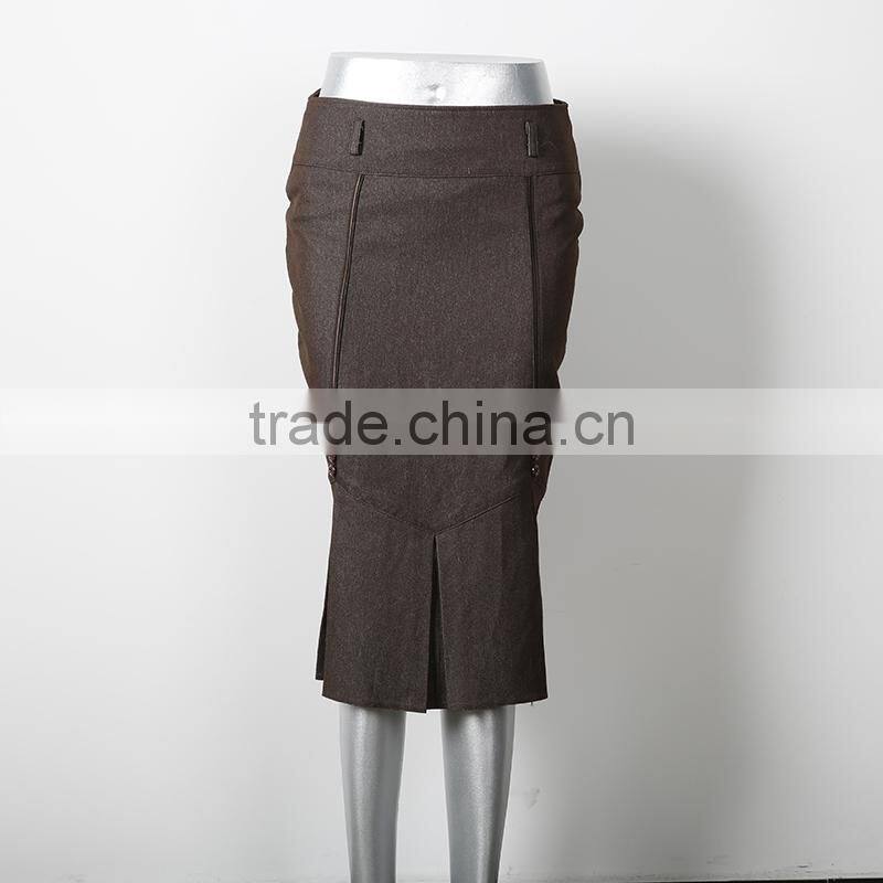 Latest fashion new arrival pleated skirt patterns