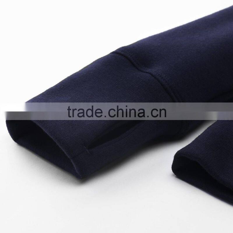 super soft heavy thick navy fleece hoodies for men guangzhou clothing factory