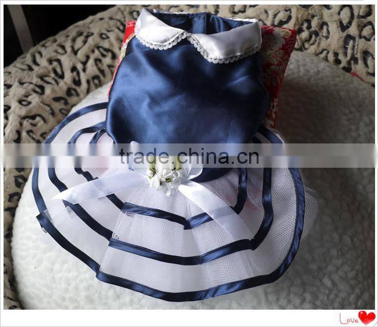 Eco-friendly Dog Clothing stain princess dress for dogs