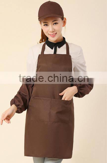 Korean version of advertising apron waterproof and custom printed Indian custom men and women thick cotton uniforms manufacturer
