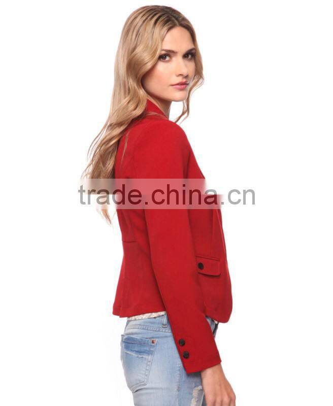 Women's Button Trim Blazer