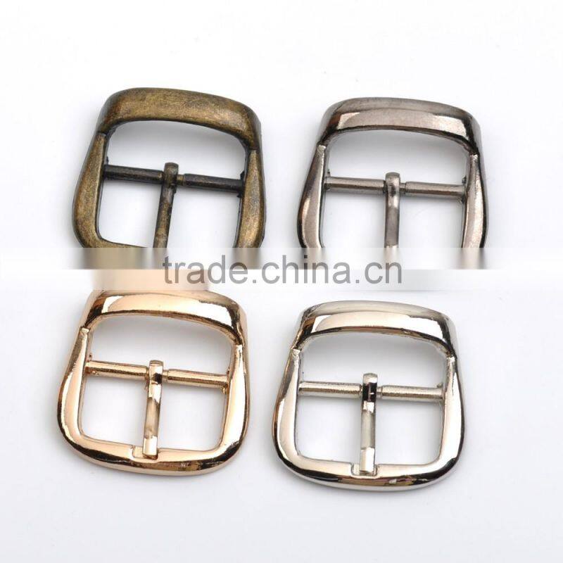 Inner width 22mm metal belt buckle pin buckle simple style silver/bronze/black/gold BK-049