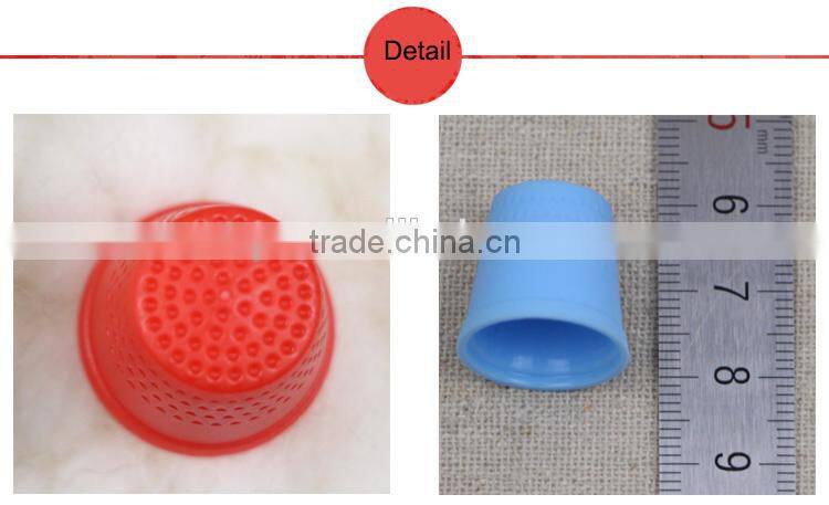 Hot Sale DIY Sewing Tools Mix Colors Plastic Sewing Thimble