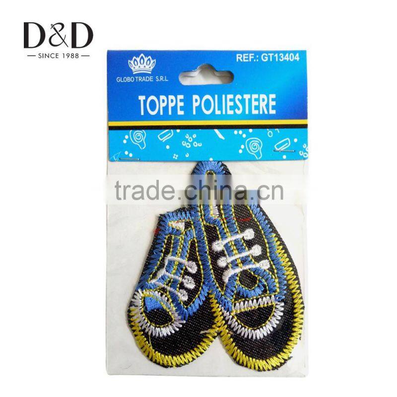 D&D Handmade Embroidered Patches Iron On Applique for Clothing Patches Sewing Crafts Accessory