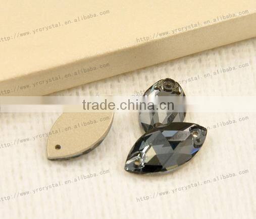 black diamond Flat back crystal stones, sew on rhinestones,sew on stones