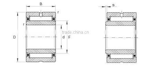 China factory needle roller bearing NA6915