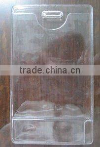 transparent plastic card holder