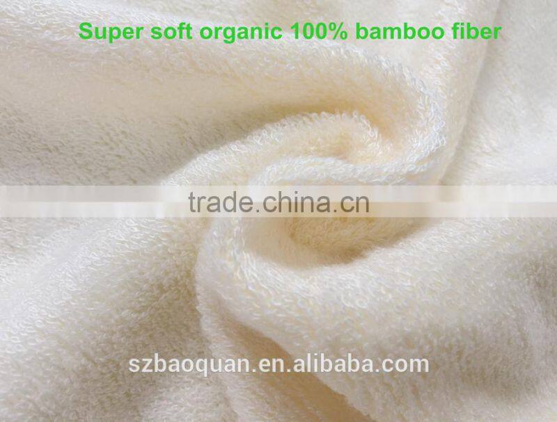 OEKO manufacturer custom packaging and private label 100% organic bamboo hooded baby towel without dyeing