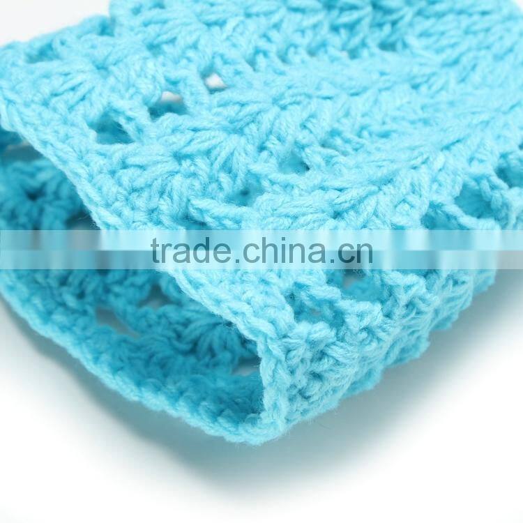 Wholesale blue mermaid tail cocoon crochet baby clothes M5042802