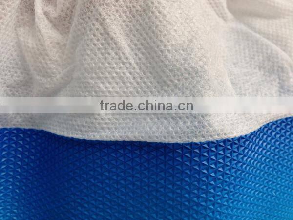 Cheap disposable surgical shoe cover / cpe coated shoe cover