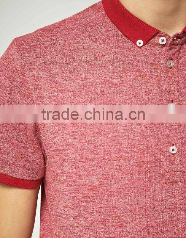 customed polyester cotton polo shirt for man
