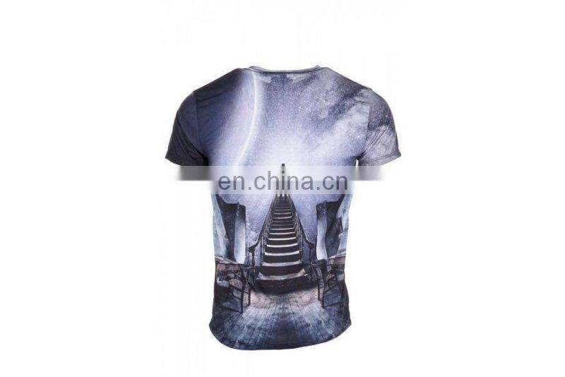 sublimation men led t shirt