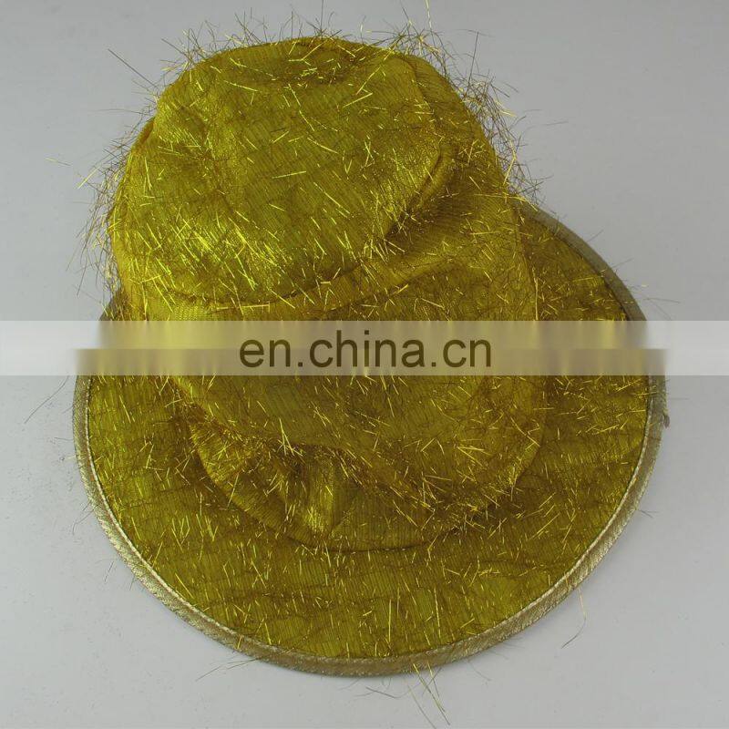 Tinsel Top Hat With Assorted Colors for Party