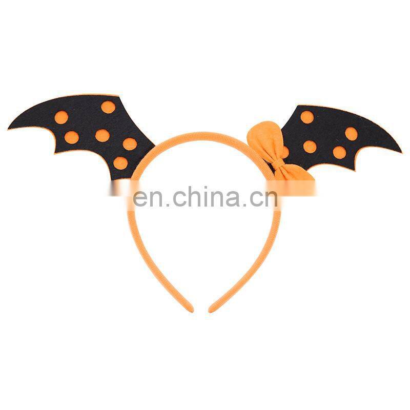 wholesale halloween decorations headwear funny skulls purple headband for kids MFJ-0033