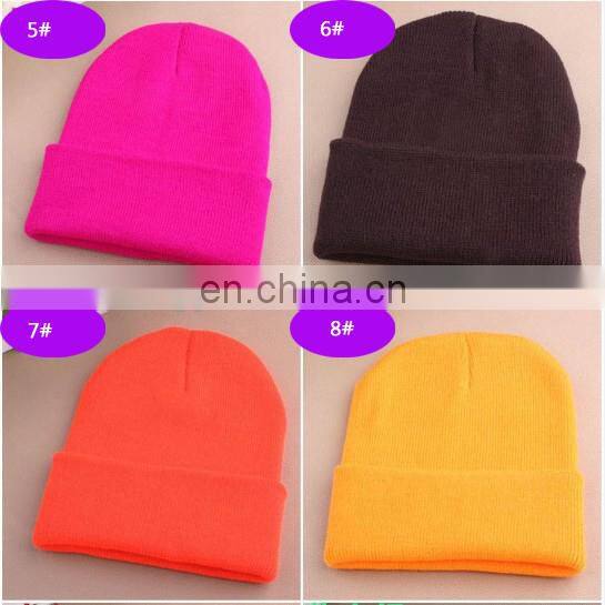 Custom Logo Crochet Handmade Hat Knitted Cap