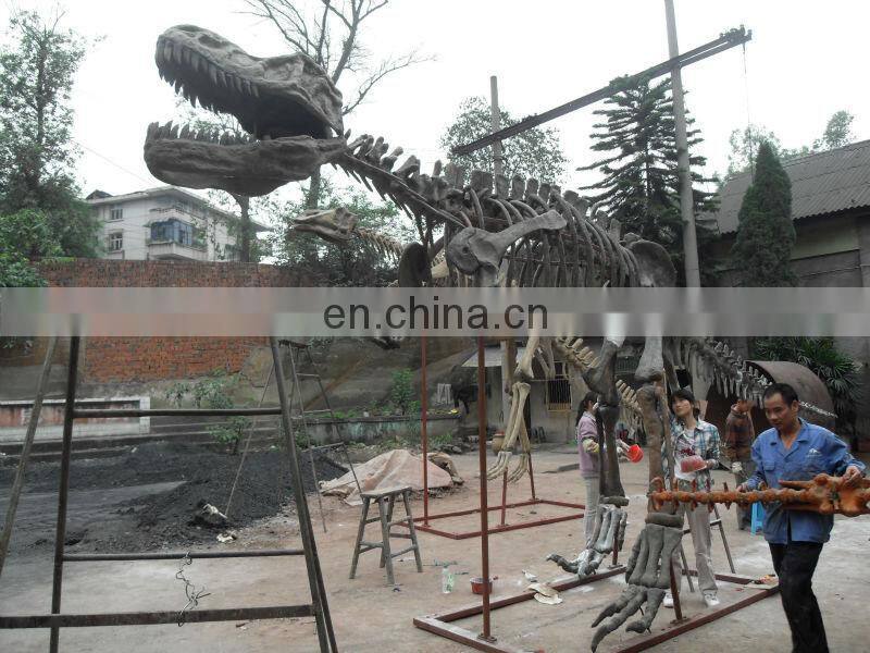 2016 life size realistic t-rex dinosaur skeleton model for sale