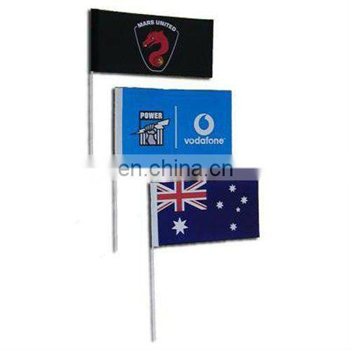 new design custom mini world hand flag