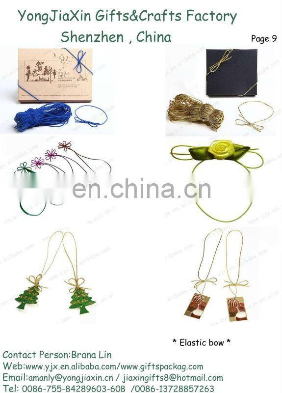 Elastic hair Band/Elastic Cord with Metal Clips
