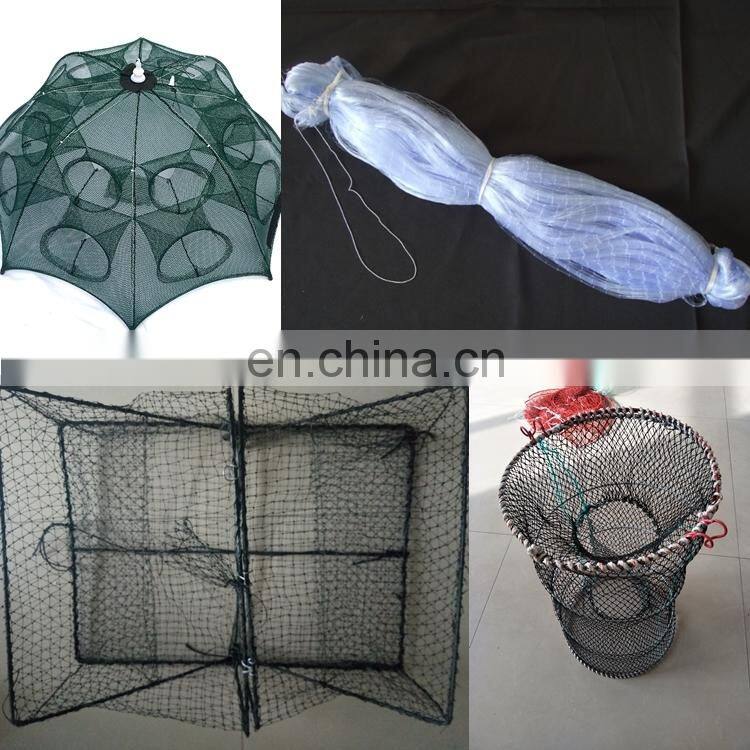 Black Square Crayfish Trap Spring Cage Fish Foldable Trap