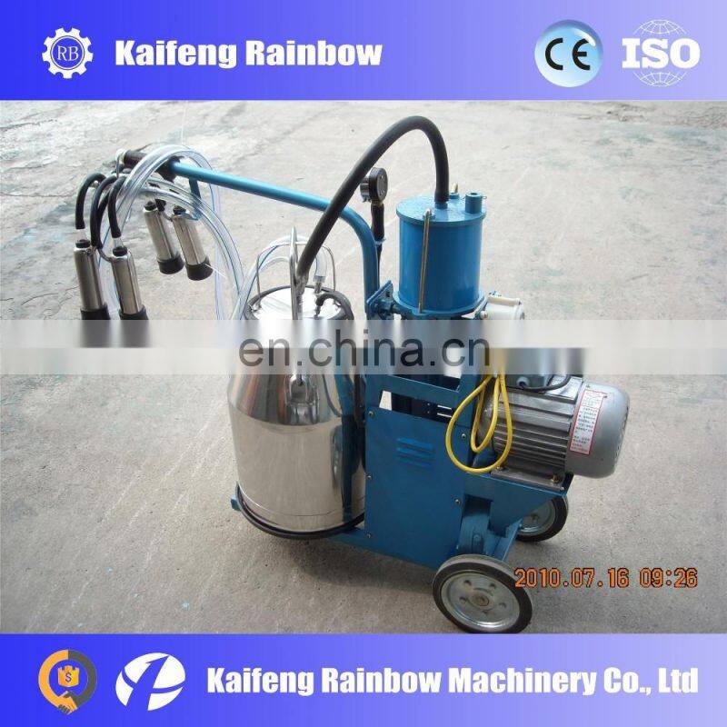 easy operation portable electric milking machine singe bucket goat cow milking machine buffalo milking machine