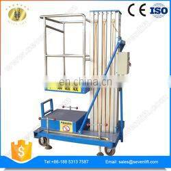 7LSJLI Shandong SevenLift mobile aluminium work platform single mast mini boom lift