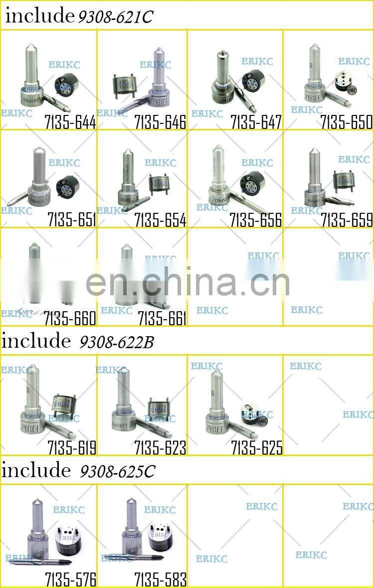 ERIKC 7135-625 p type fuel pump dismantle 9308z622B kit include L163PBD nozzle spray 9308-622B valve for EJBR03301D