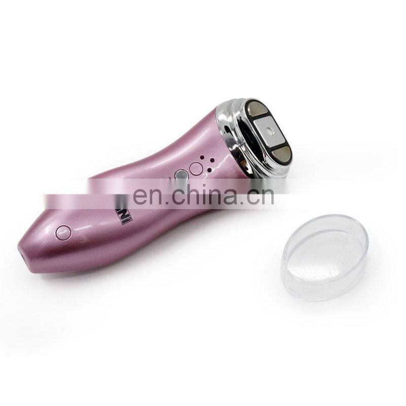 Mini HIFU Facial Machine RF Face Lifting LED Skin Rejuvenation Ultrasonic Device Effects Facial Skin Care Machine