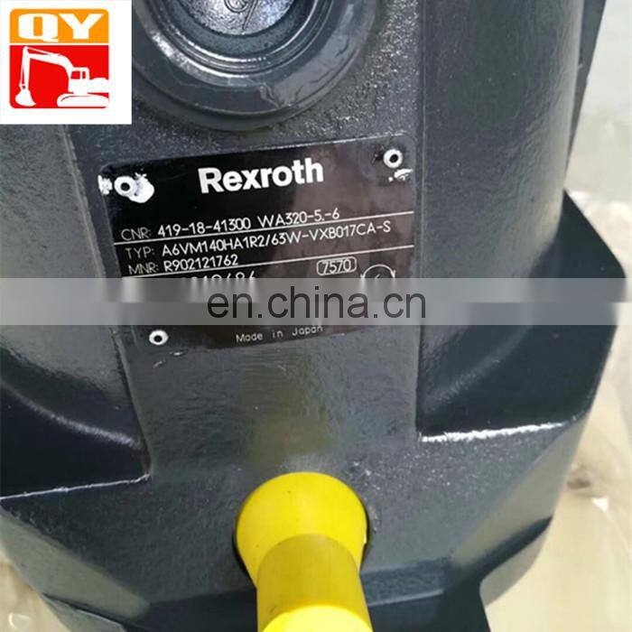 OEM high quality hydraulic motor A6VM140EP2/63W-VXB010TA-S 419-18-41300 motor for WA320 loader good price from China