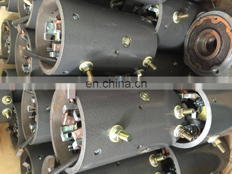 12V Brush 1.4KW Electric DC Winch Motor With Double Ball Bearing