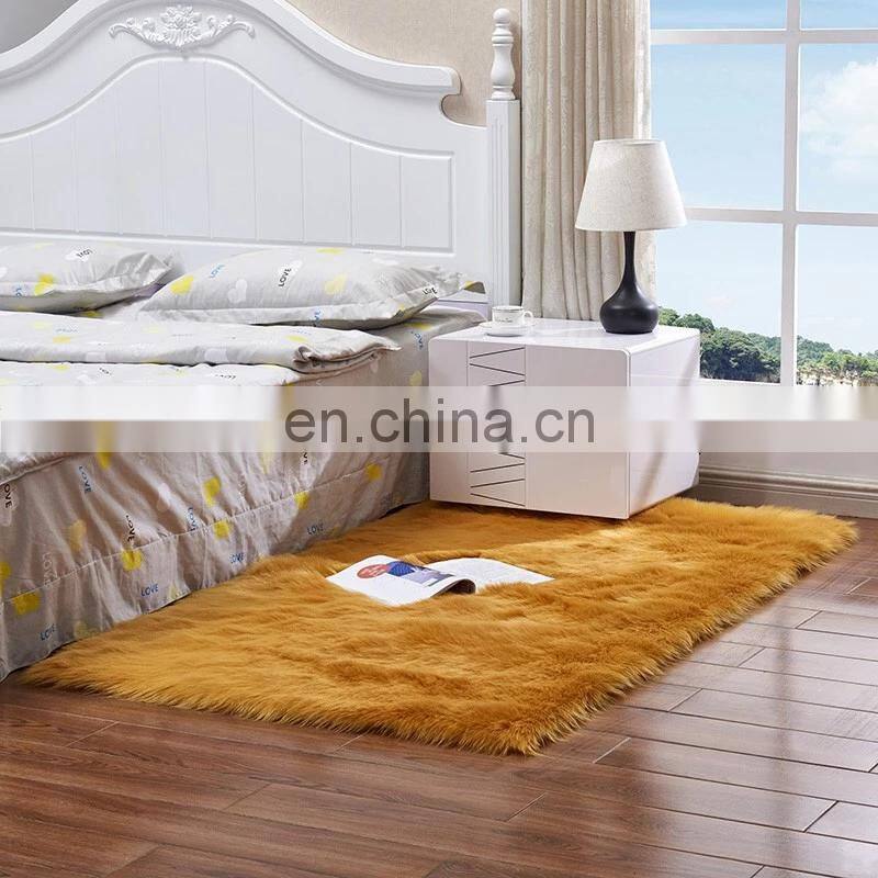 60x90cm faux fur rug for living room