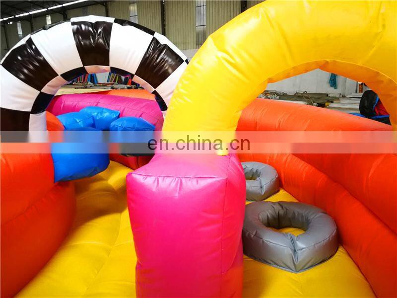 High Slide Captain Mouse circle ship inflatable obstacle jumpers for sale