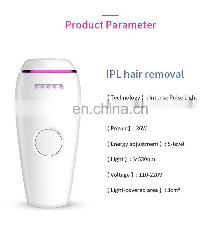 Home use permanent facial hair laser removal machine for women 350,000 flashes