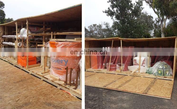 Aqua Park Equipment fiberglass Open Spiral Water Slides